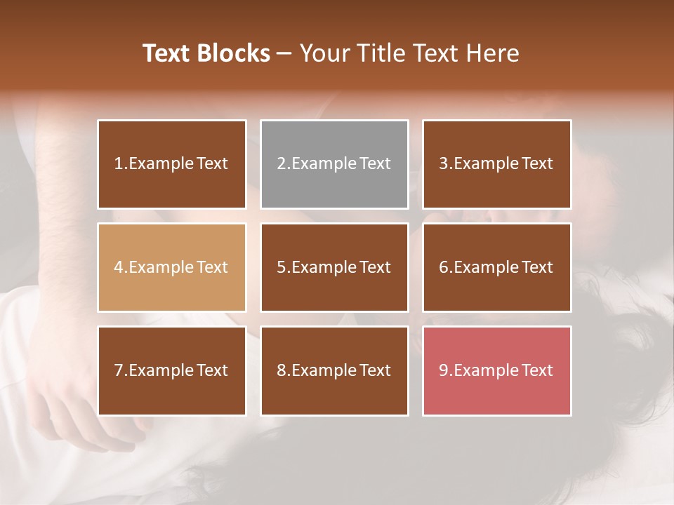 Photo Body Sleeping PowerPoint Template