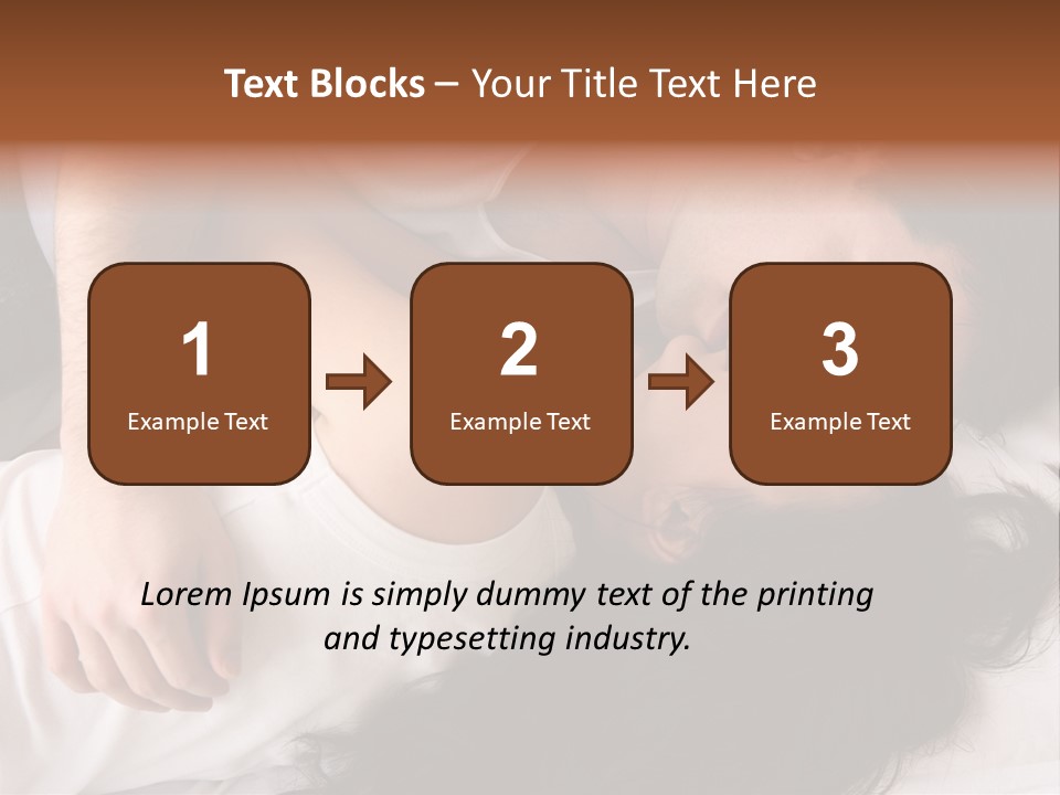 Photo Body Sleeping PowerPoint Template