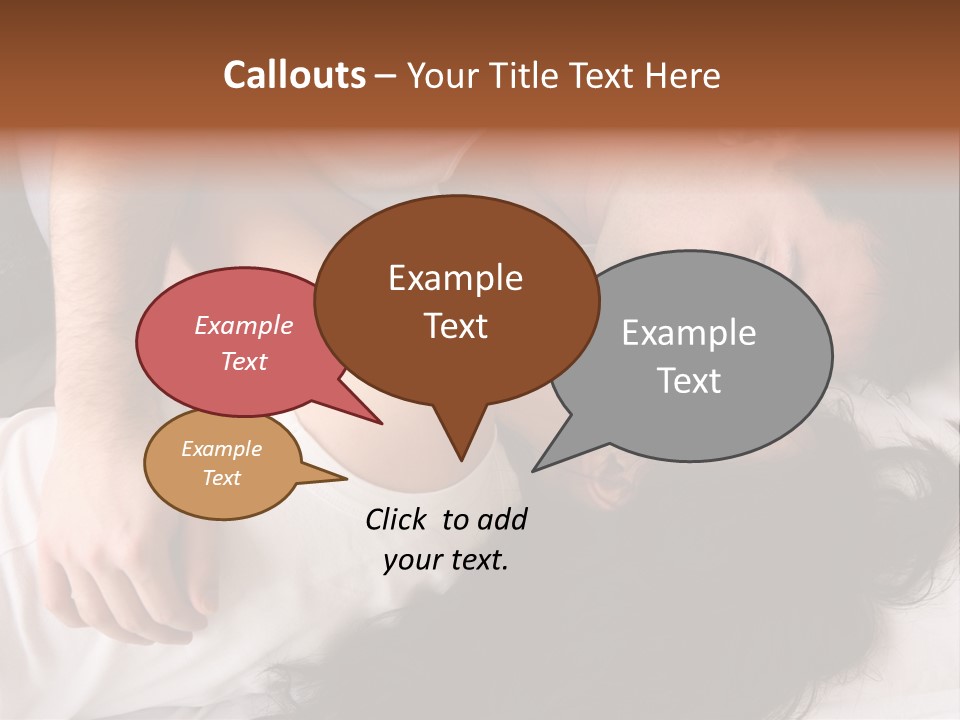 Photo Body Sleeping PowerPoint Template