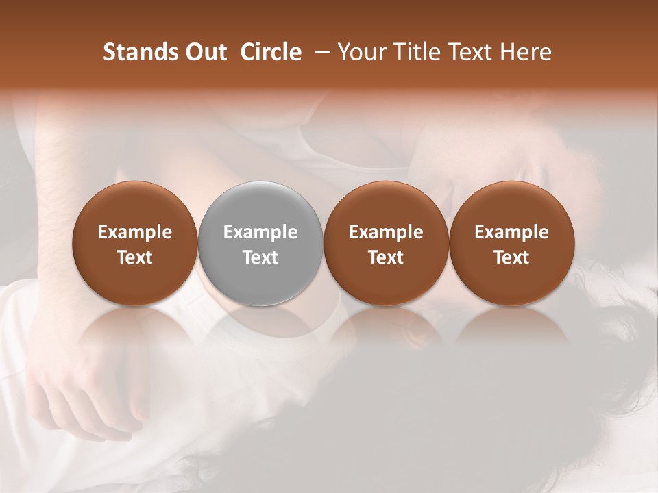 Photo Body Sleeping PowerPoint Template