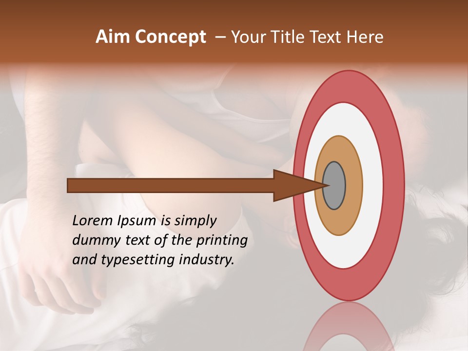 Photo Body Sleeping PowerPoint Template