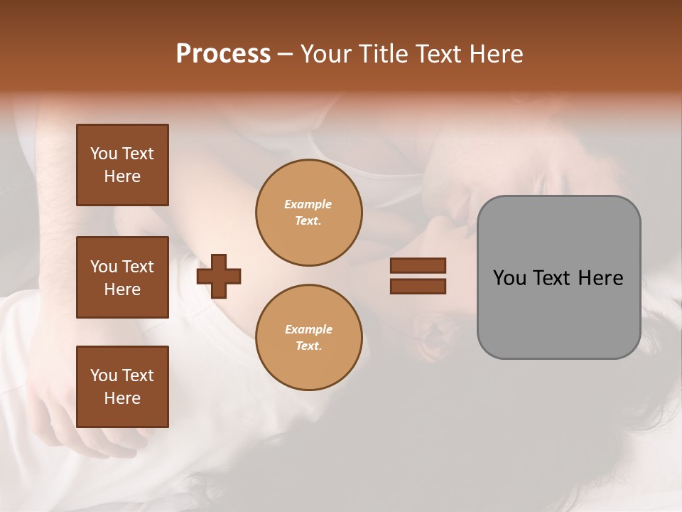 Photo Body Sleeping PowerPoint Template