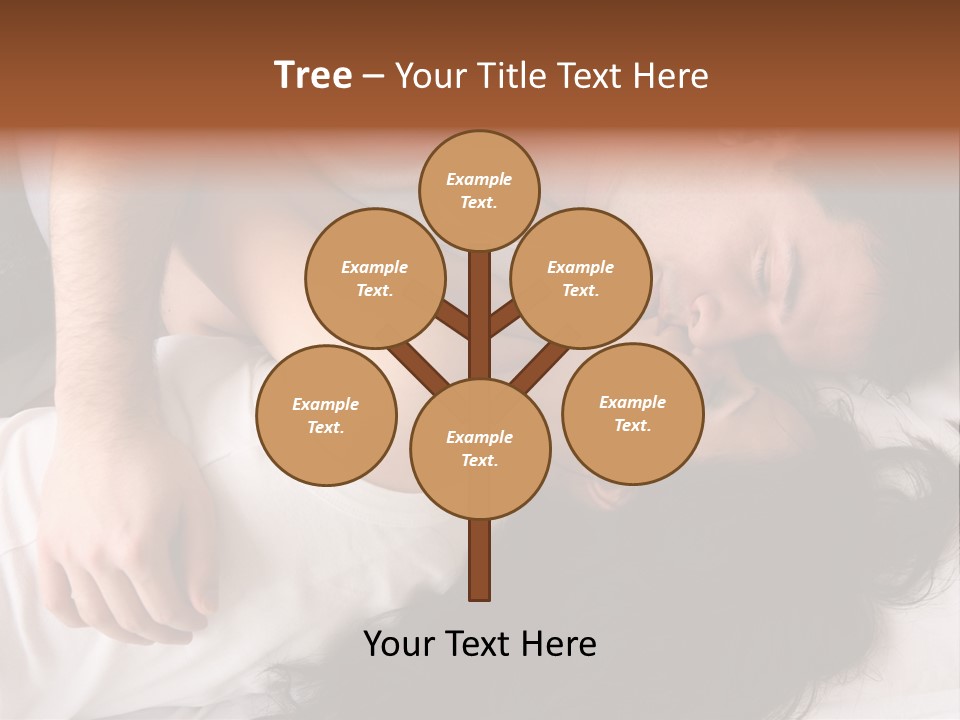 Photo Body Sleeping PowerPoint Template