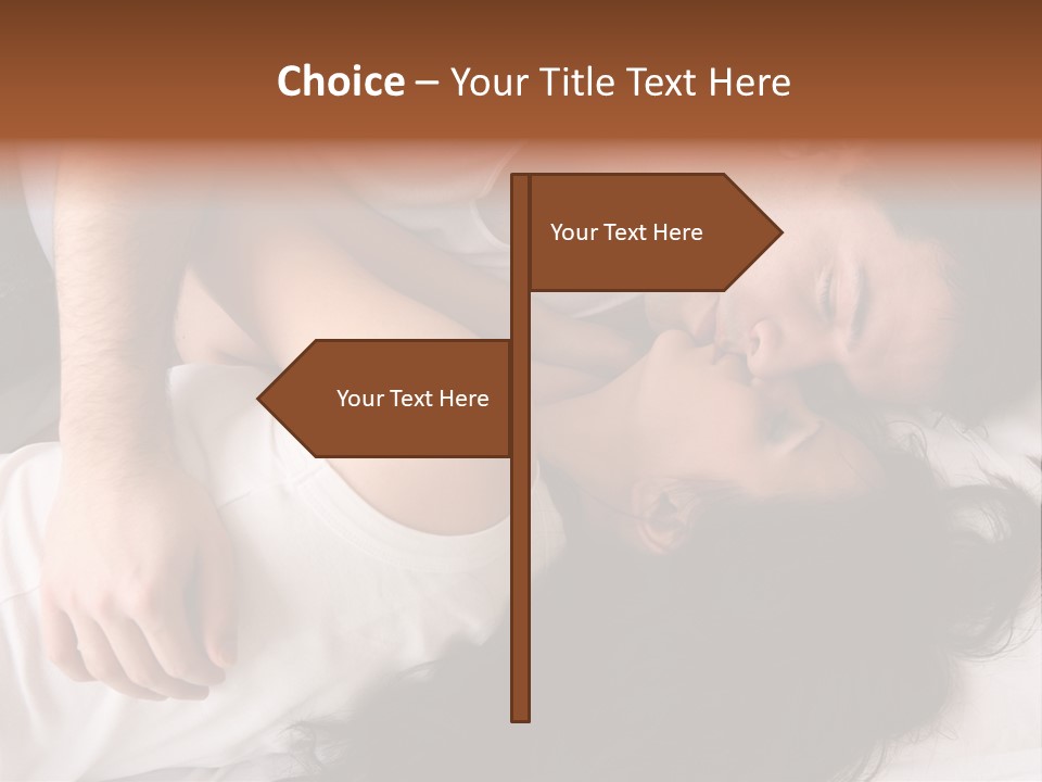 Photo Body Sleeping PowerPoint Template