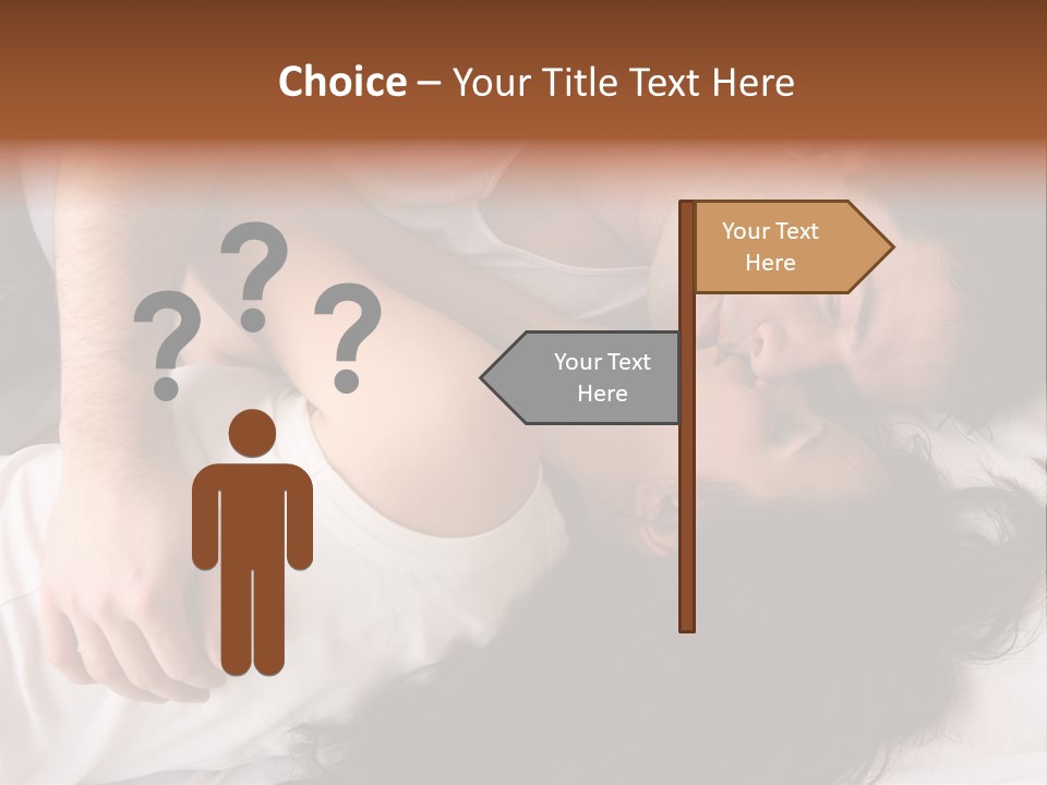 Photo Body Sleeping PowerPoint Template