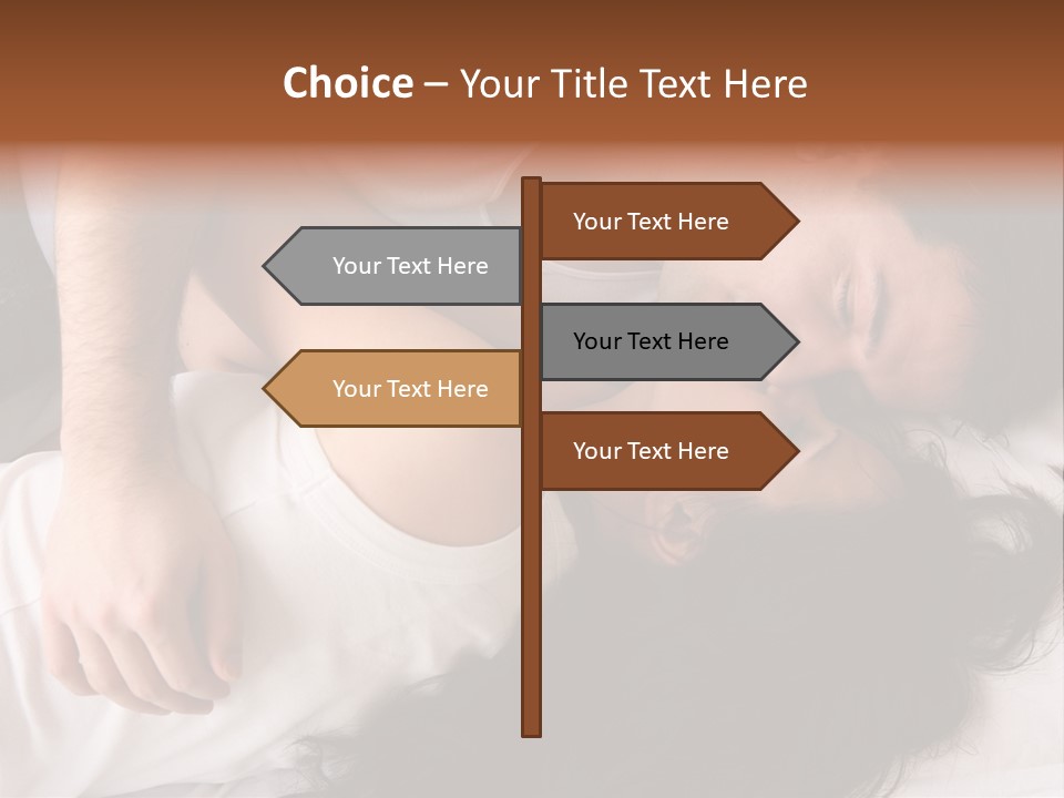 Photo Body Sleeping PowerPoint Template