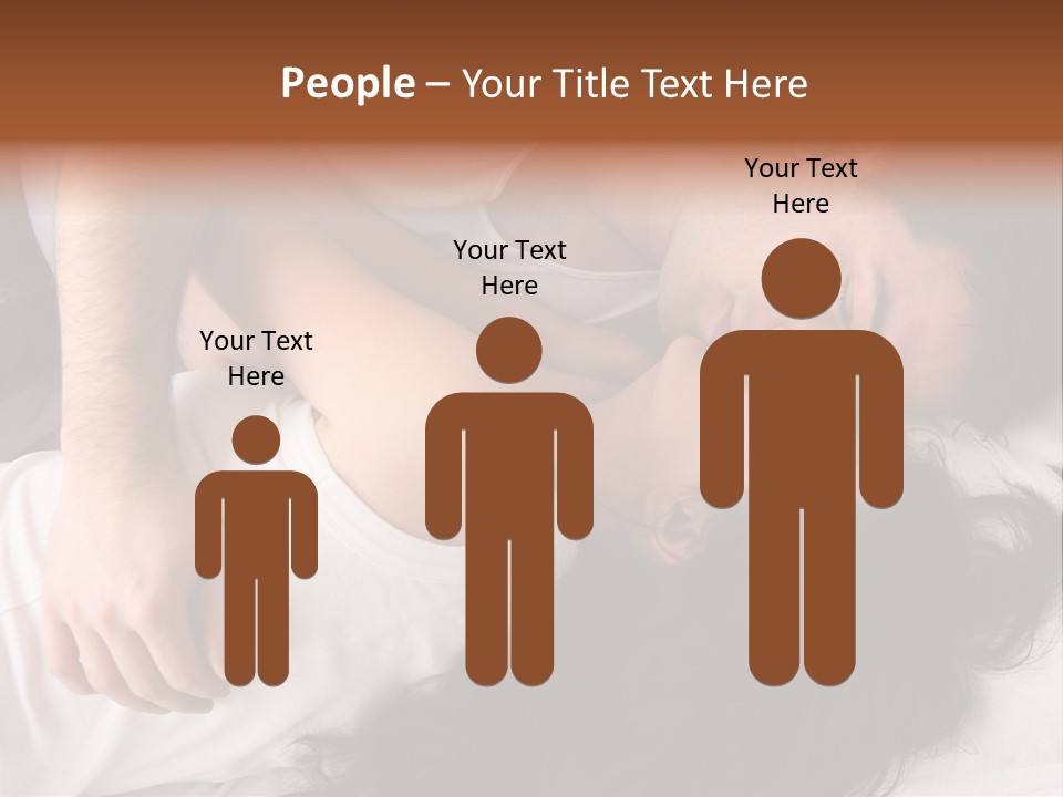 Photo Body Sleeping PowerPoint Template