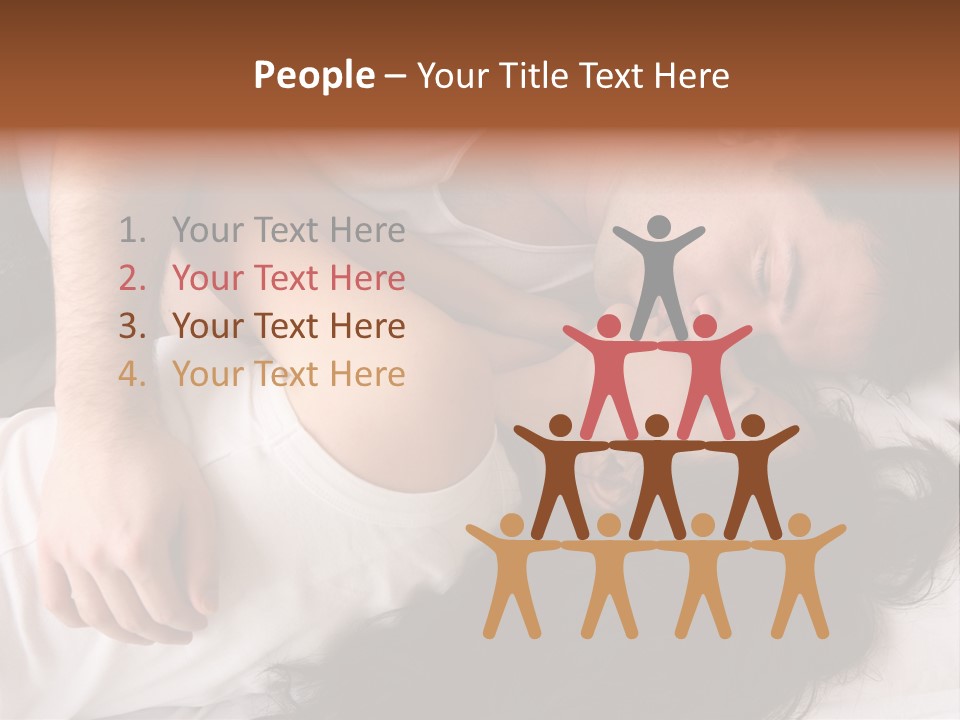 Photo Body Sleeping PowerPoint Template