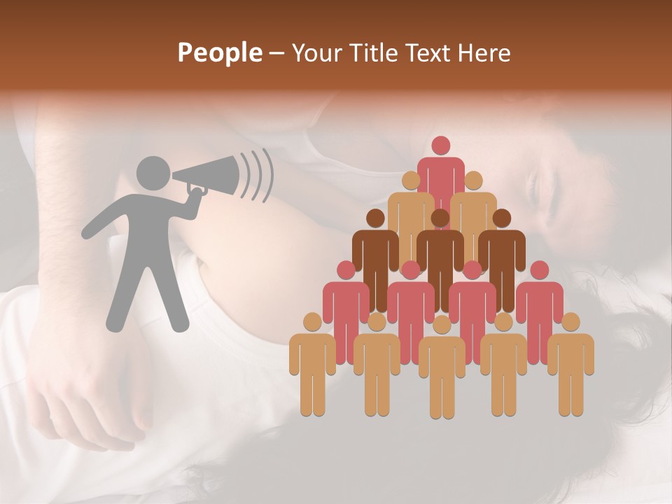 Photo Body Sleeping PowerPoint Template