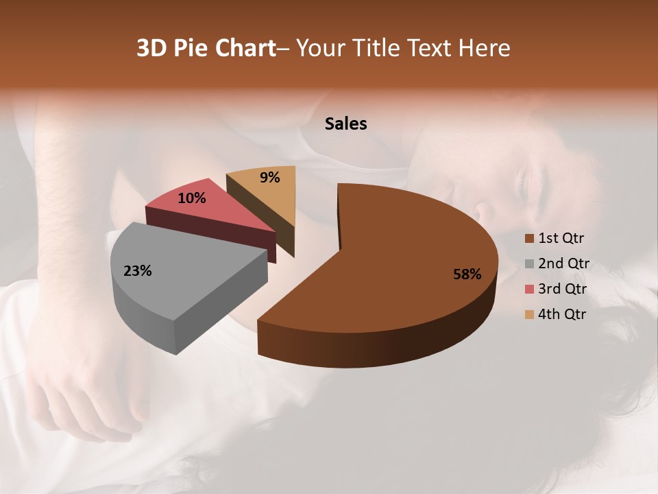Photo Body Sleeping PowerPoint Template