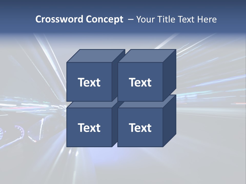 Scene Highway Transportation PowerPoint Template