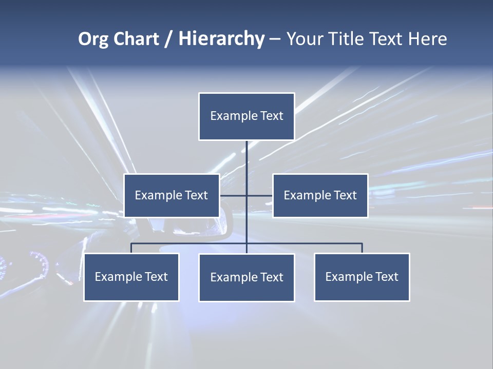 Scene Highway Transportation PowerPoint Template