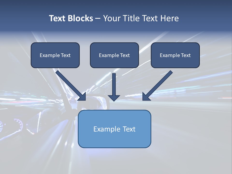 Scene Highway Transportation PowerPoint Template