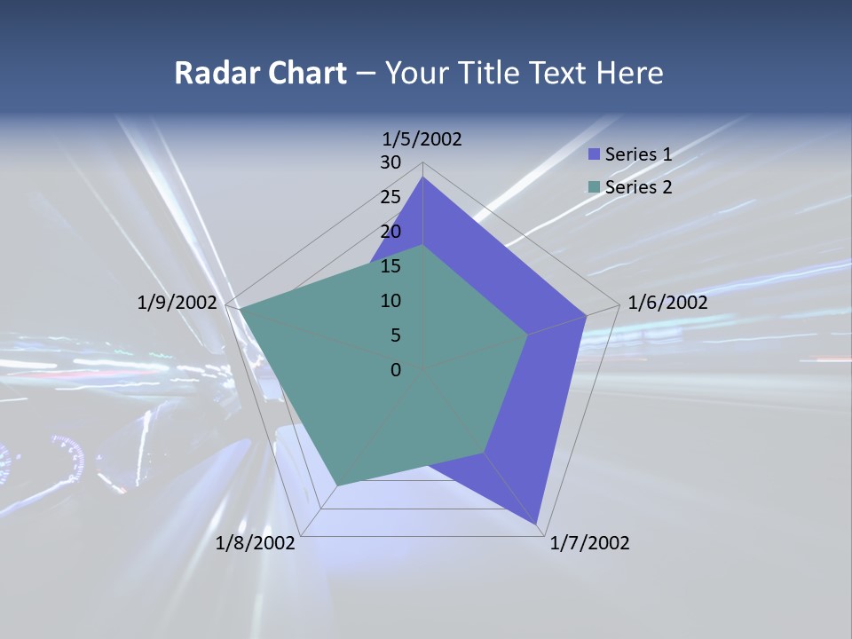 Scene Highway Transportation PowerPoint Template
