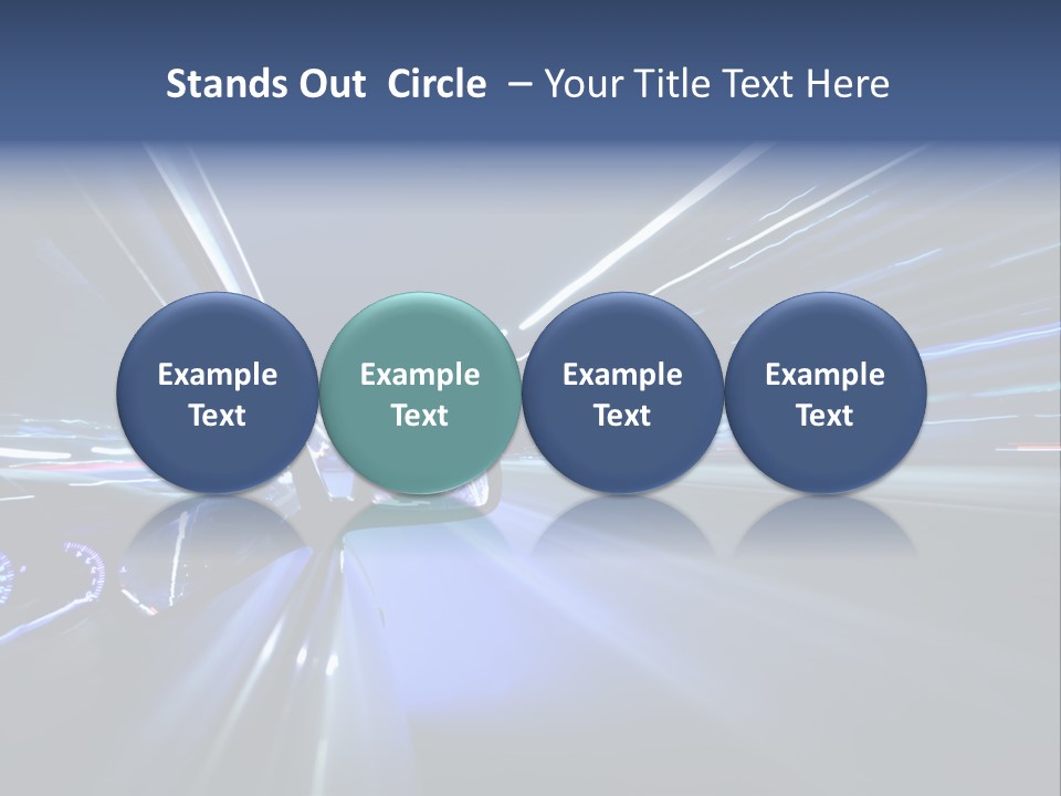 Scene Highway Transportation PowerPoint Template