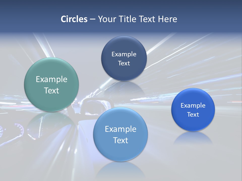 Scene Highway Transportation PowerPoint Template