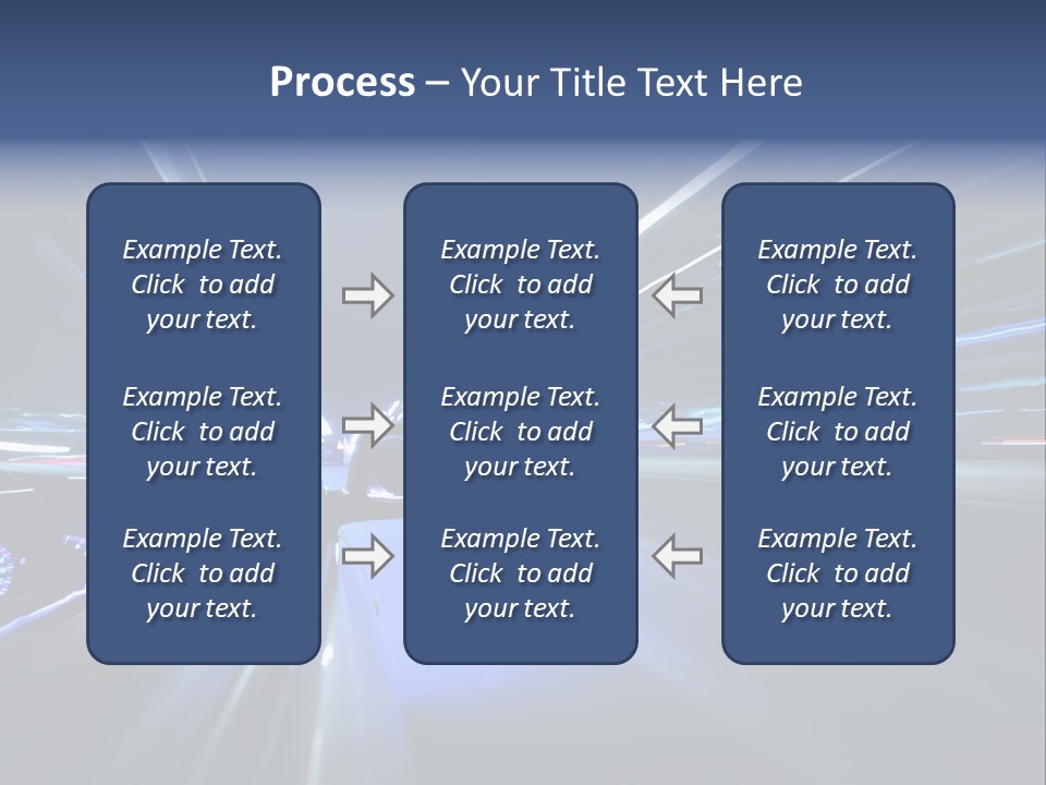 Scene Highway Transportation PowerPoint Template