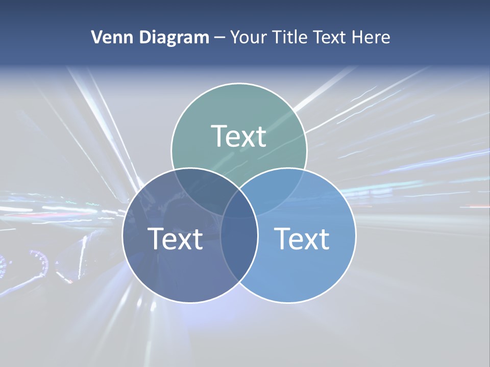 Scene Highway Transportation PowerPoint Template