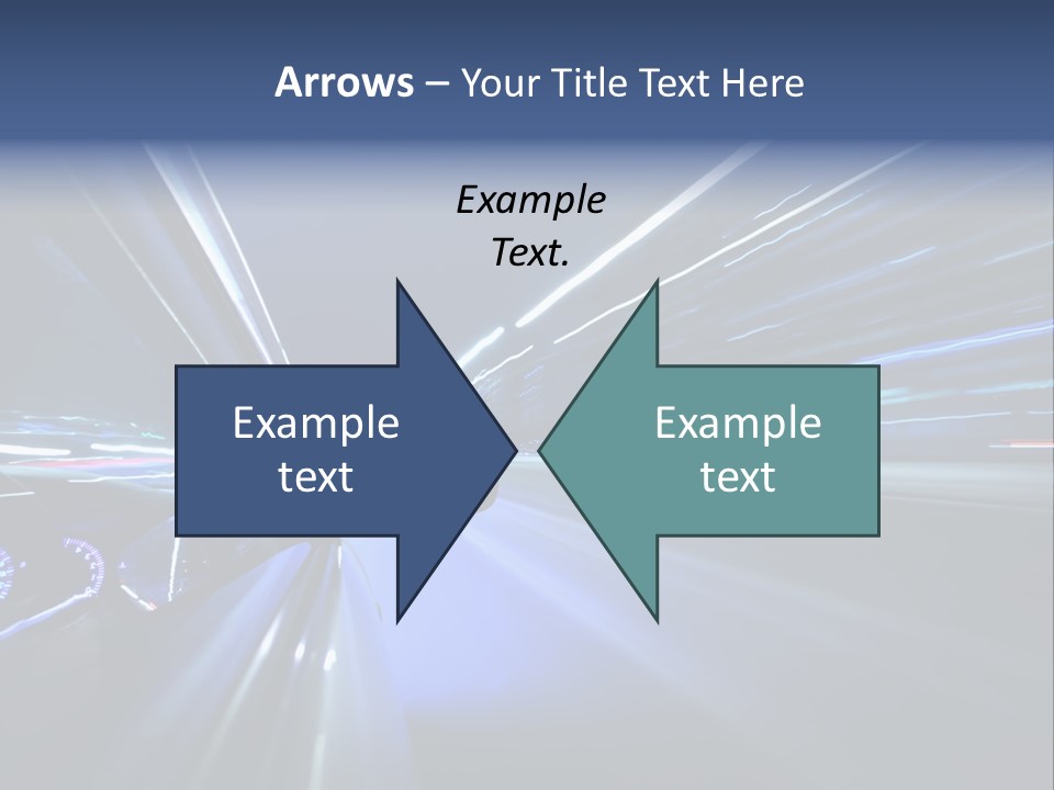 Scene Highway Transportation PowerPoint Template