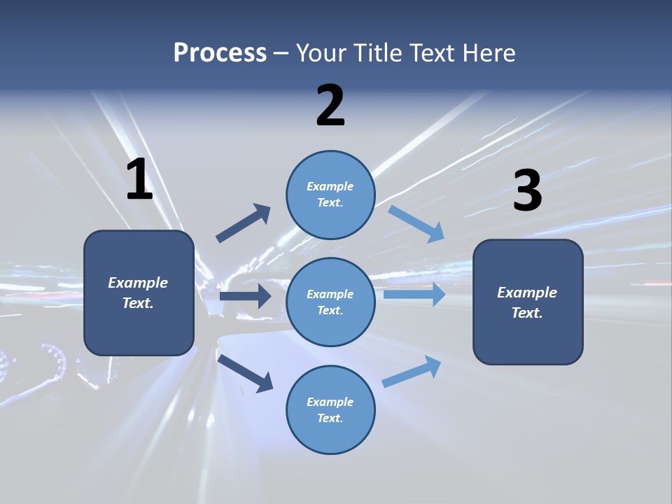 Scene Highway Transportation PowerPoint Template