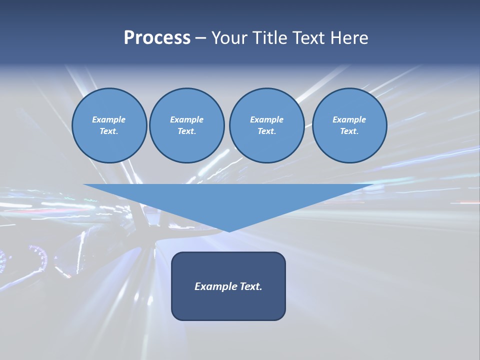 Scene Highway Transportation PowerPoint Template