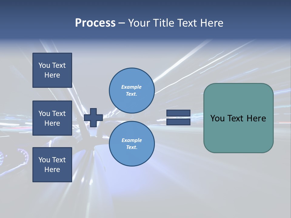 Scene Highway Transportation PowerPoint Template