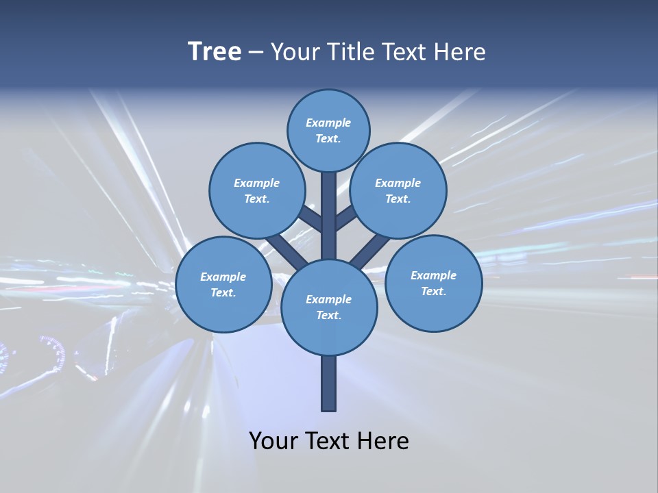 Scene Highway Transportation PowerPoint Template