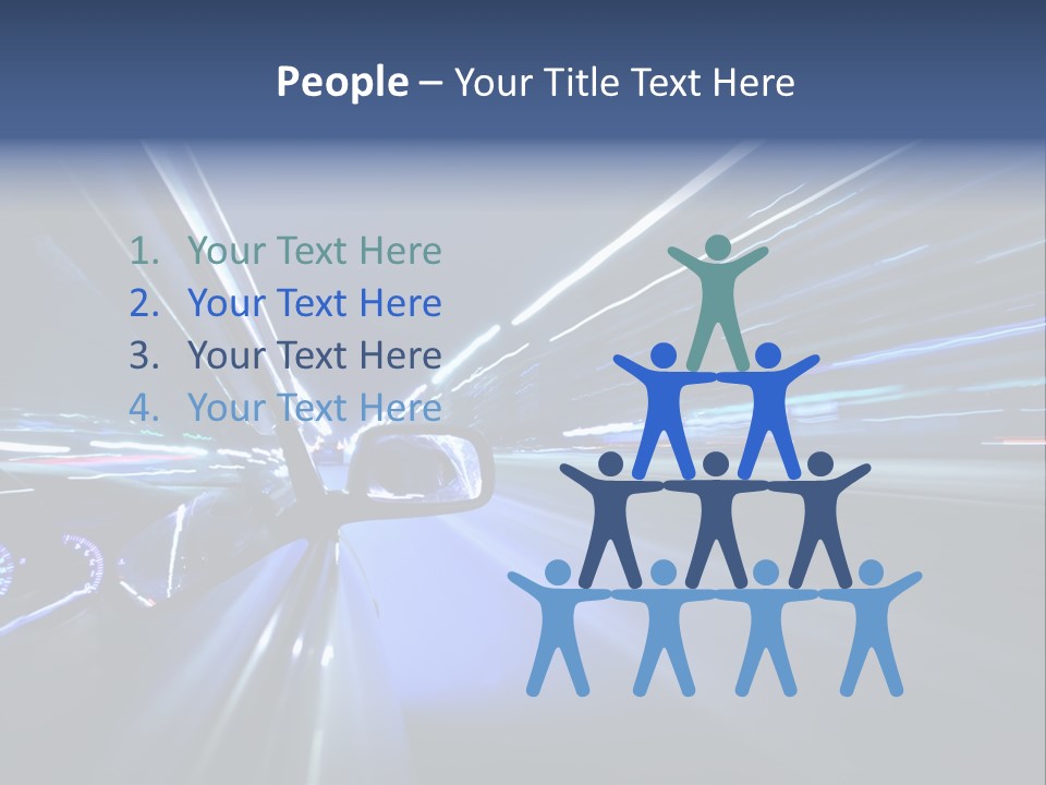 Scene Highway Transportation PowerPoint Template