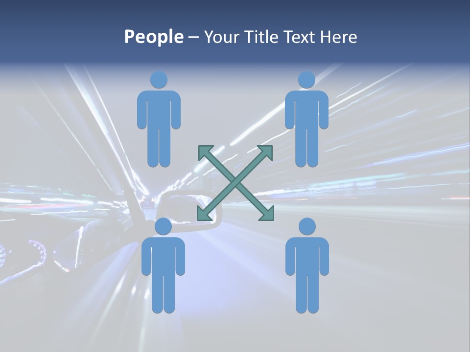 Scene Highway Transportation PowerPoint Template