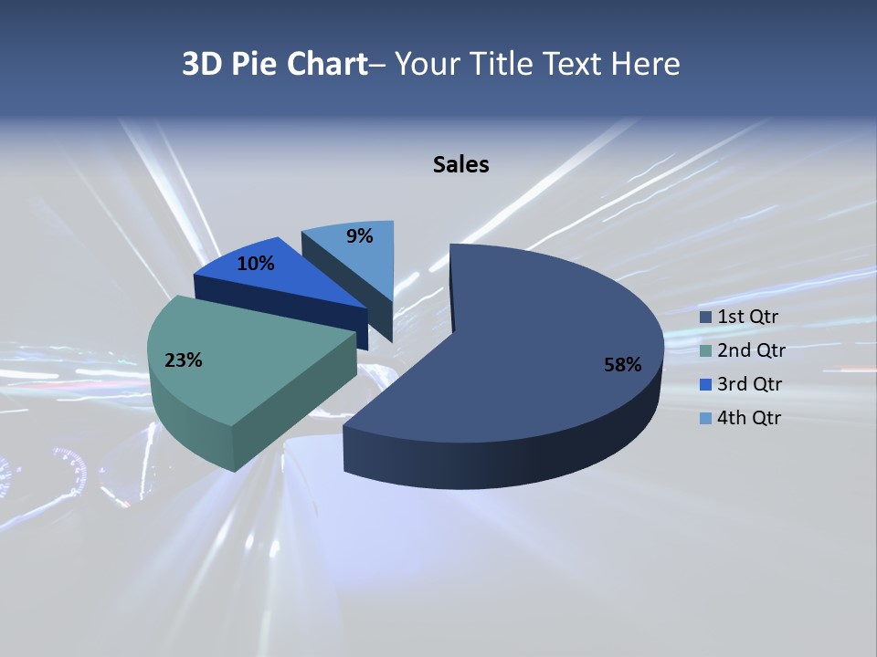 Scene Highway Transportation PowerPoint Template