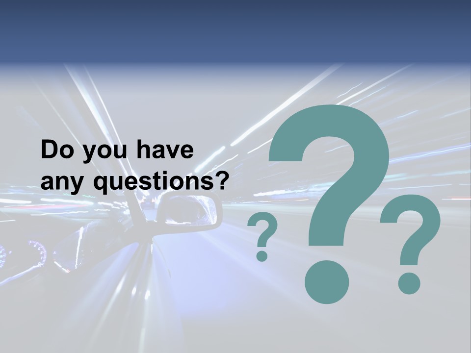 Scene Highway Transportation PowerPoint Template