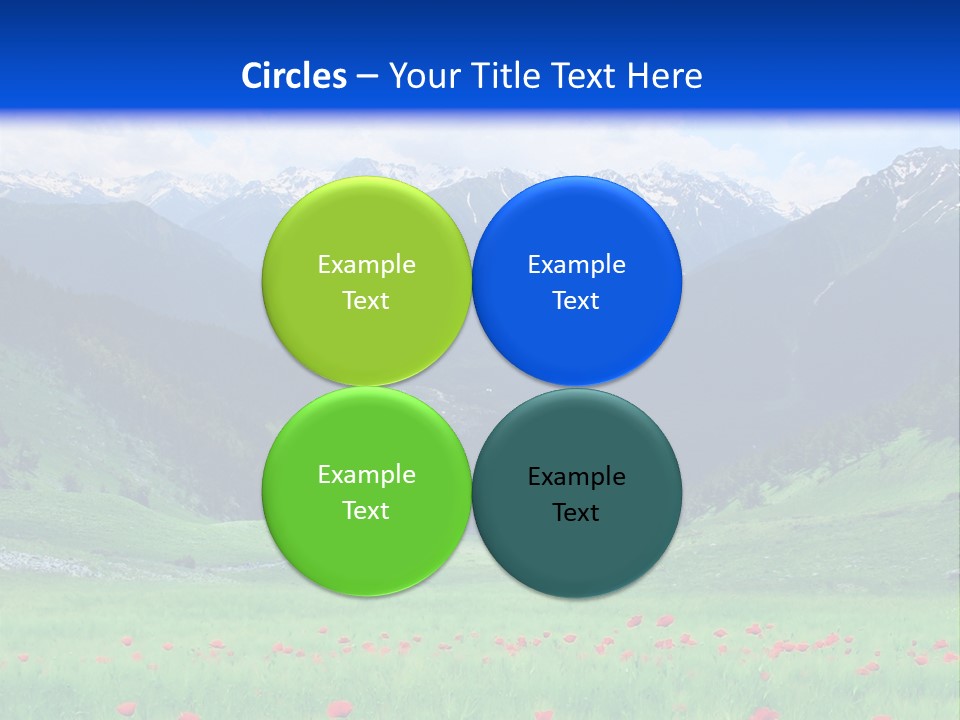 Meadow Flower Spring PowerPoint Template