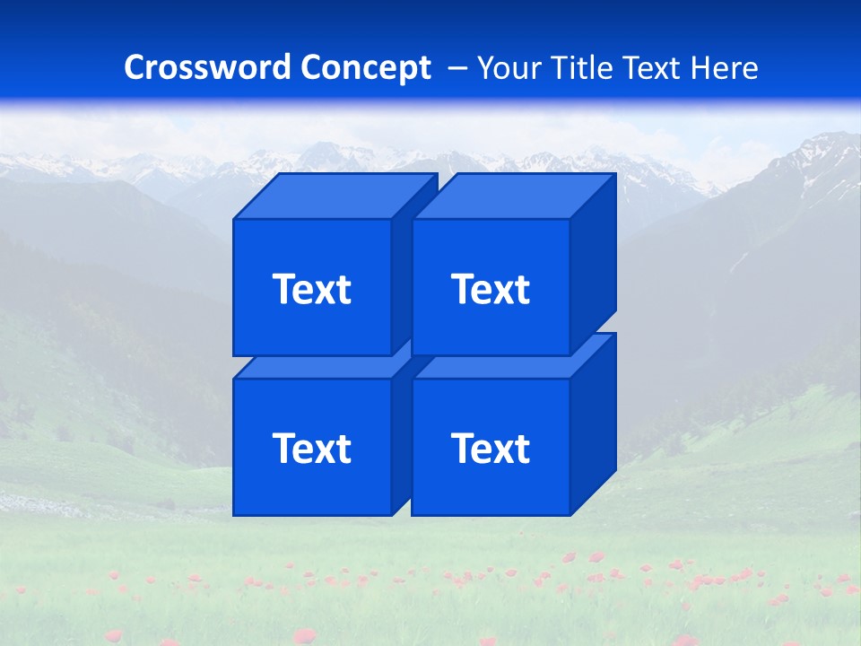 Meadow Flower Spring PowerPoint Template