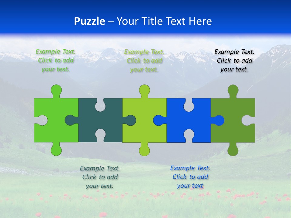 Meadow Flower Spring PowerPoint Template