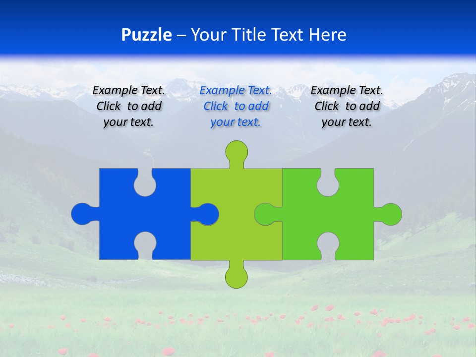 Meadow Flower Spring PowerPoint Template