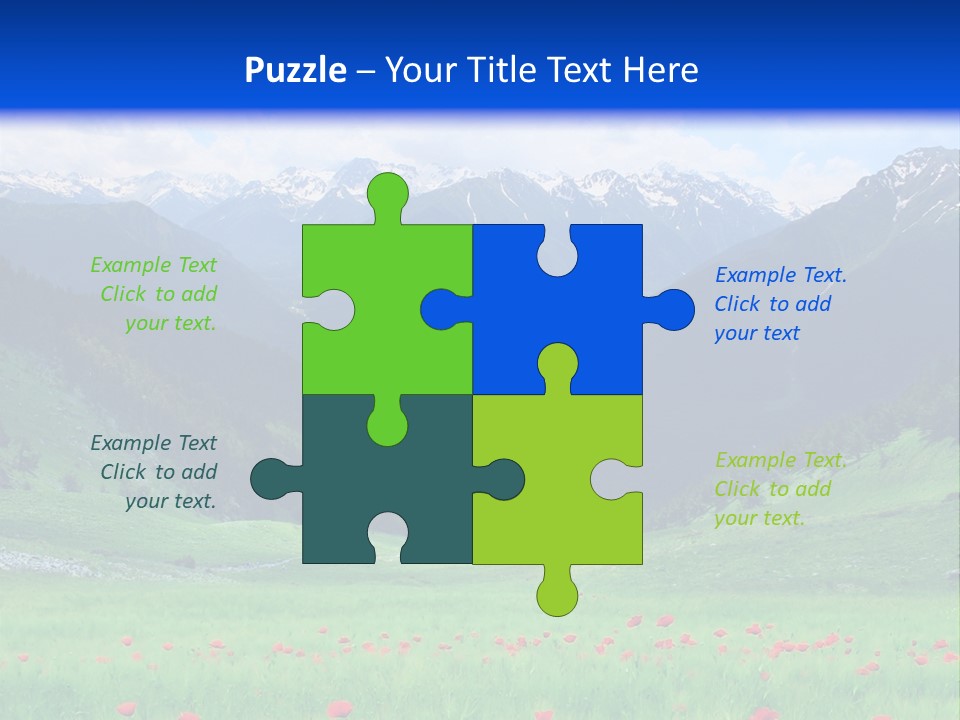 Meadow Flower Spring PowerPoint Template