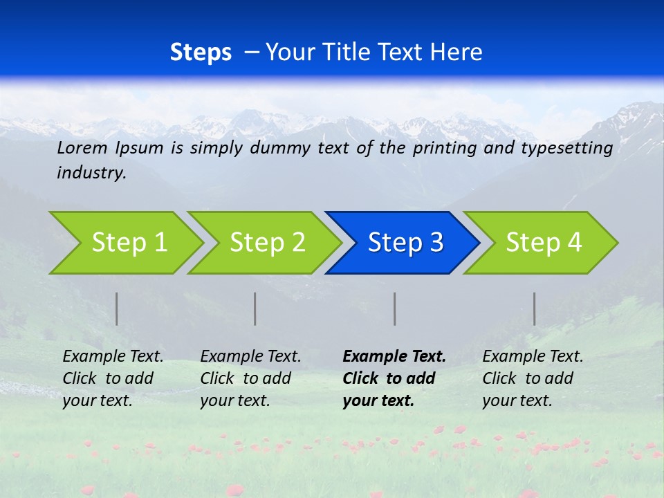 Meadow Flower Spring PowerPoint Template
