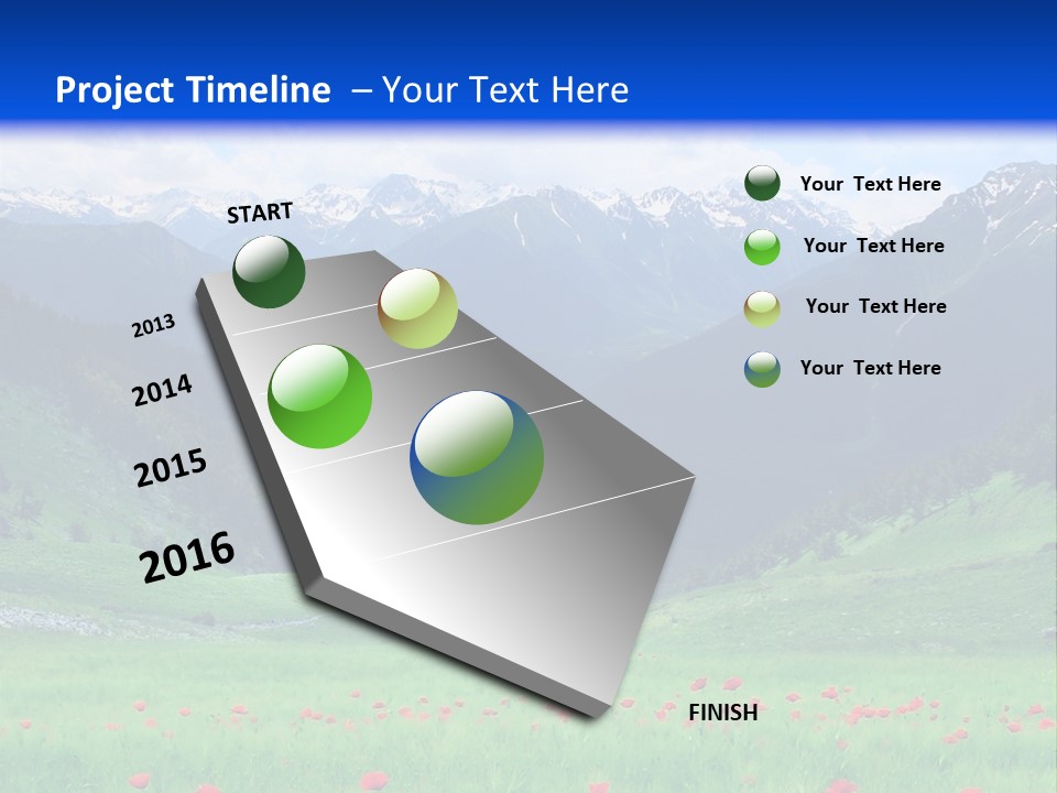 Meadow Flower Spring PowerPoint Template