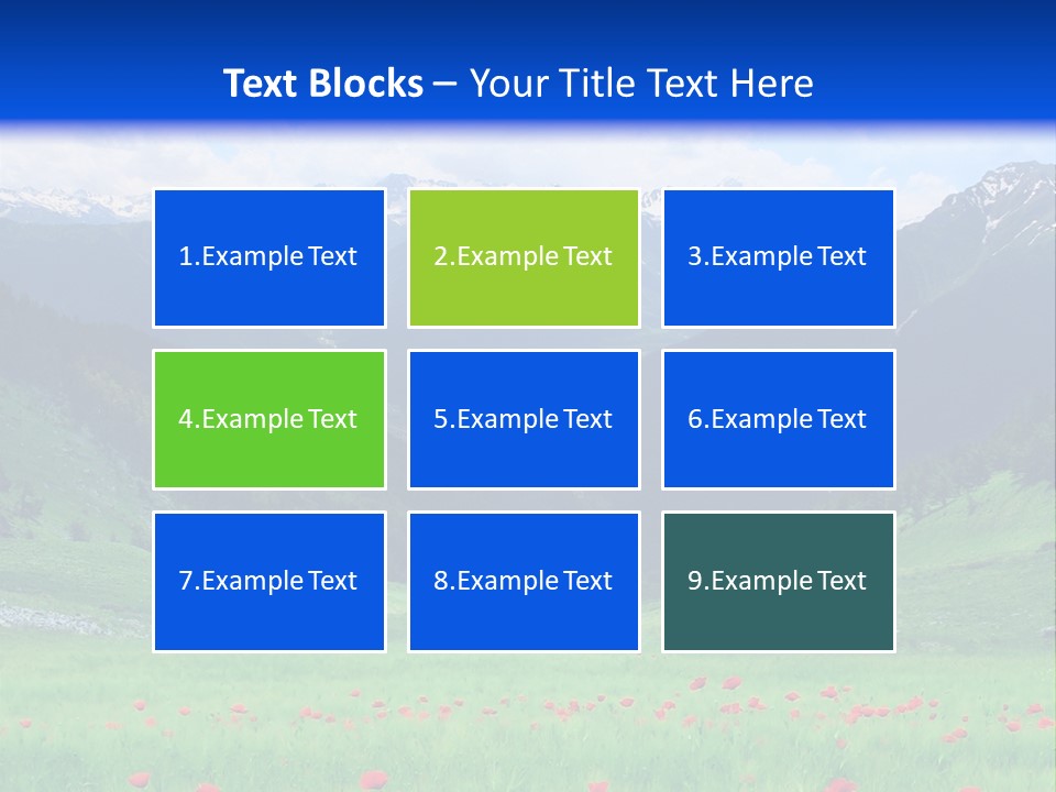 Meadow Flower Spring PowerPoint Template