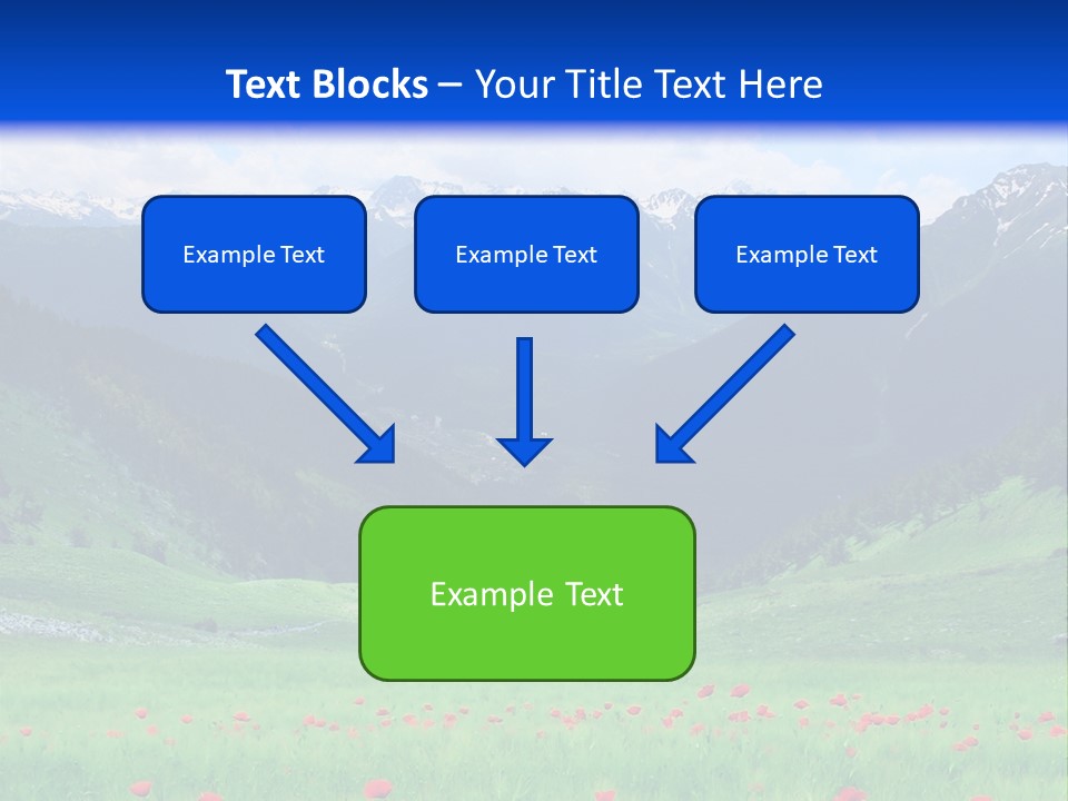 Meadow Flower Spring PowerPoint Template