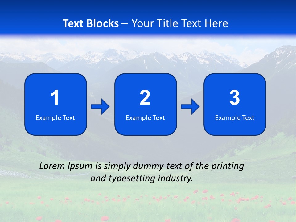Meadow Flower Spring PowerPoint Template