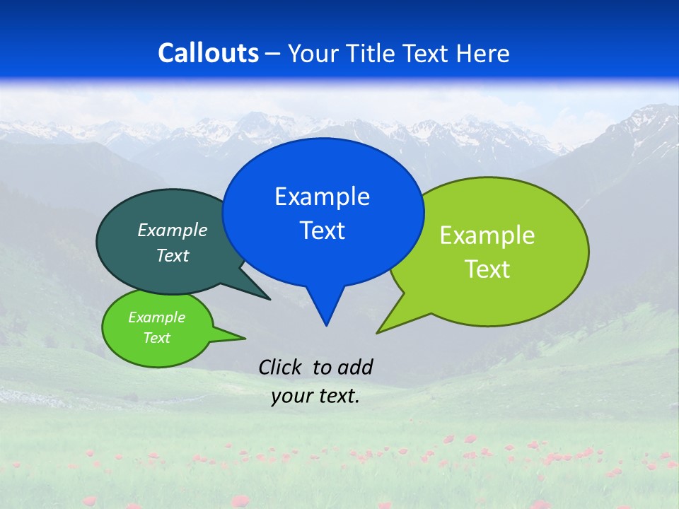 Meadow Flower Spring PowerPoint Template