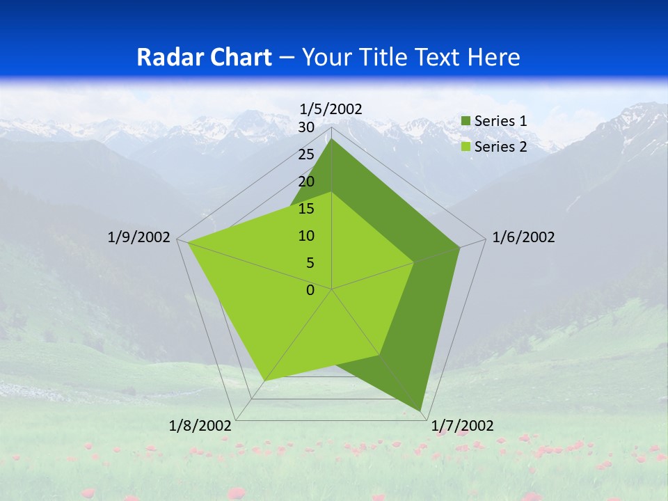 Meadow Flower Spring PowerPoint Template