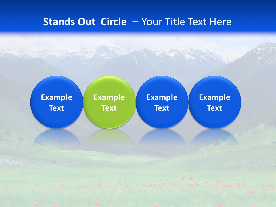 Meadow Flower Spring PowerPoint Template