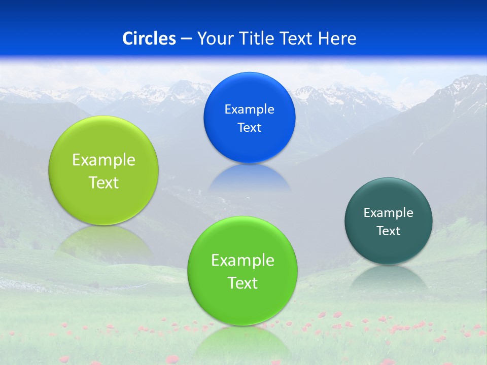 Meadow Flower Spring PowerPoint Template