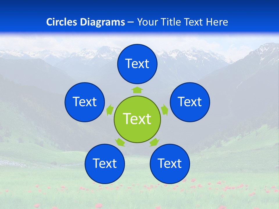 Meadow Flower Spring PowerPoint Template