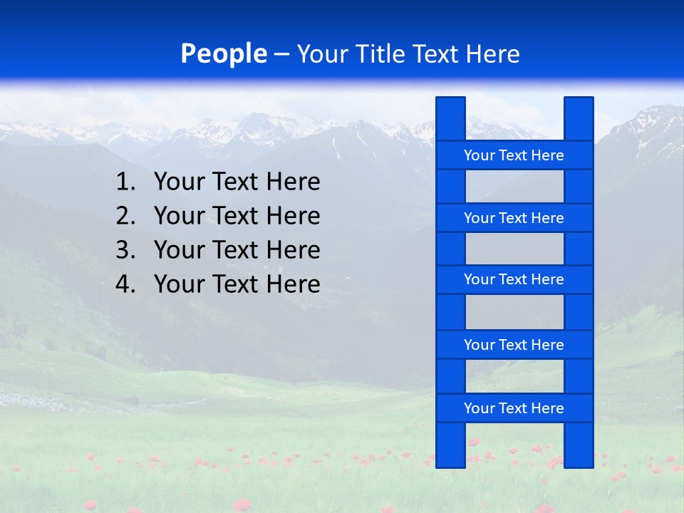 Meadow Flower Spring PowerPoint Template