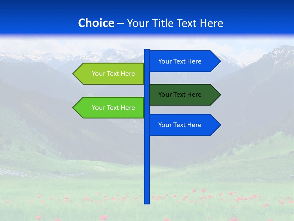 Meadow Flower Spring PowerPoint Template