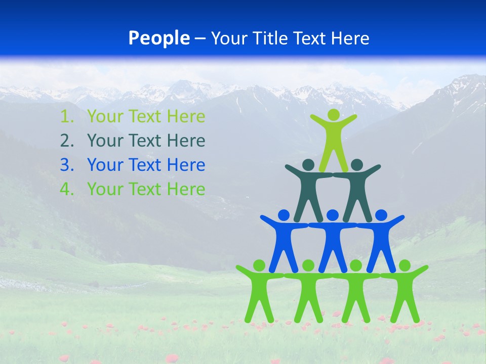 Meadow Flower Spring PowerPoint Template