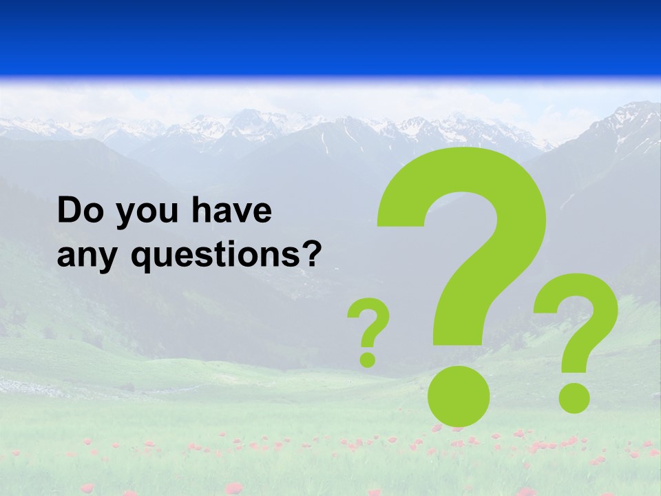 Meadow Flower Spring PowerPoint Template